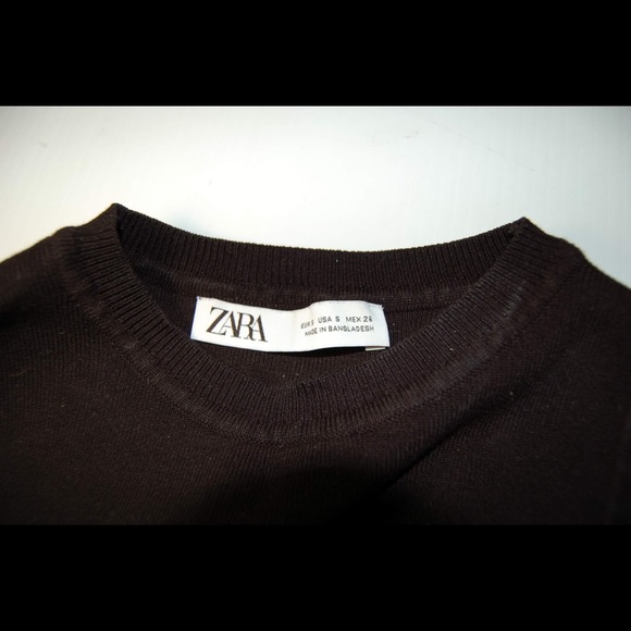 Zara Basic Cropped Knit Top - Picture 5 of 5